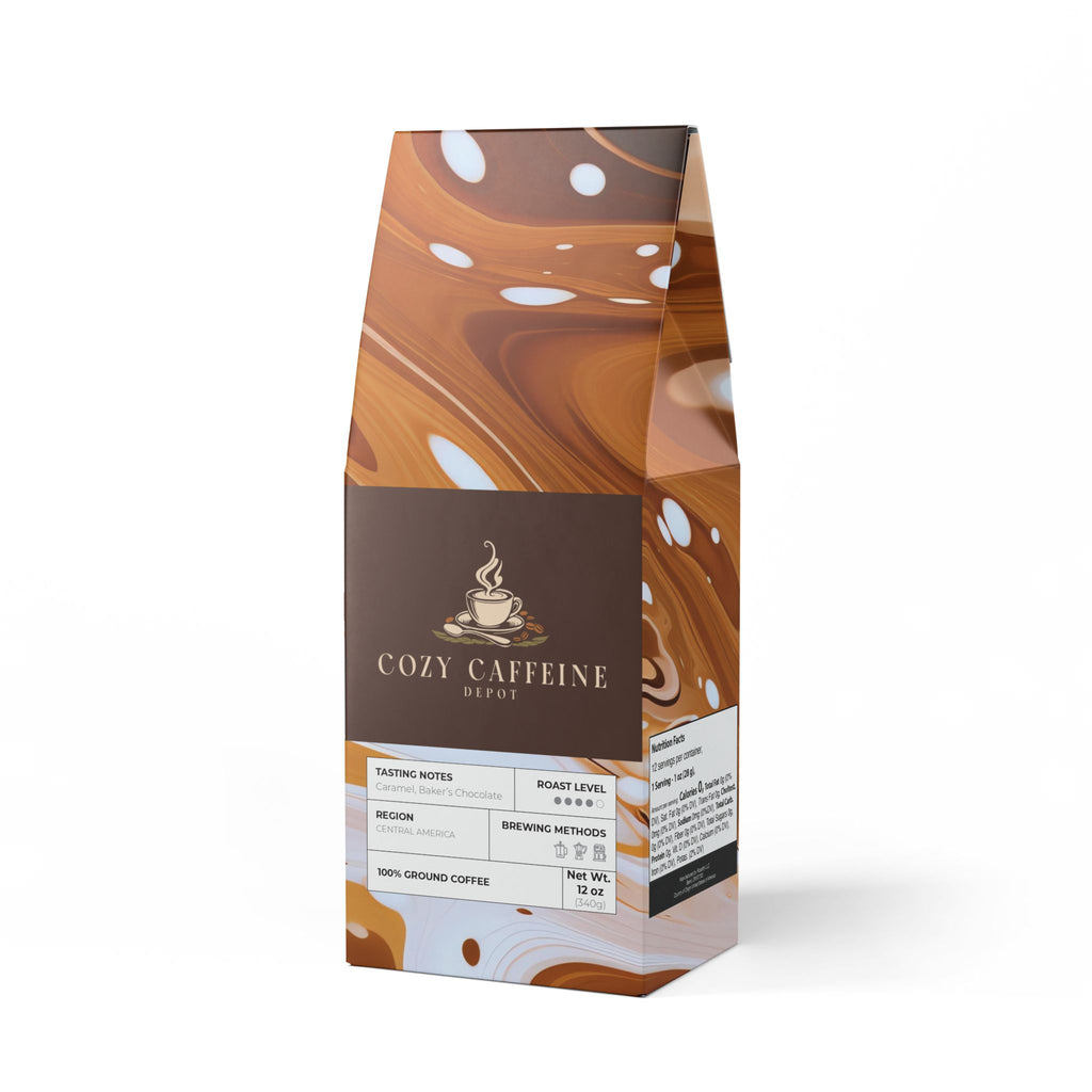 Cozy Caffeine Depot Flathead Valley Coffee Blend (Medium-Dark Roast)
