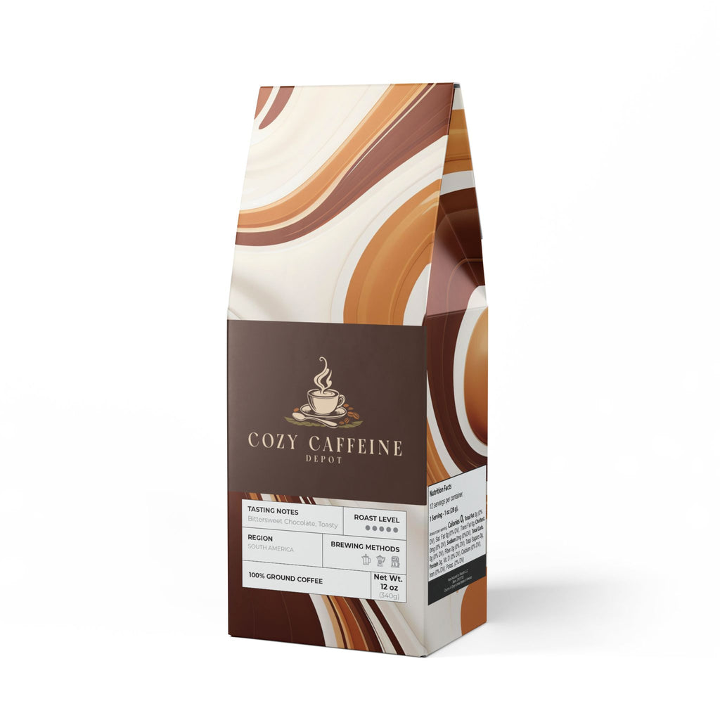 Cozy Caffeine Depot Bitterroot Coffee Blend (Dark French Roast)