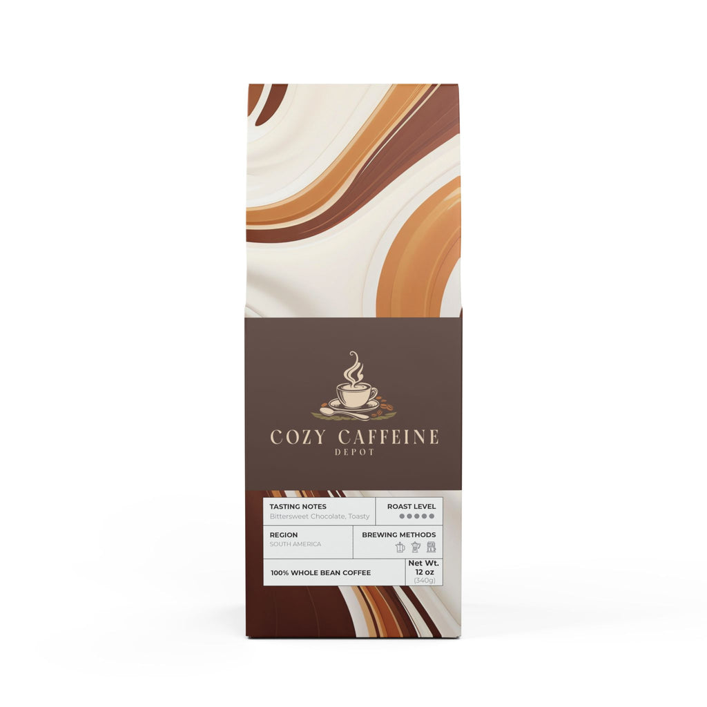Cozy Caffeine Depot Bitterroot Coffee Blend (Dark French Roast)