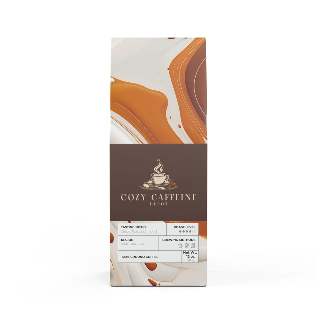 Cozy Caffeine Depot Cascades Coffee Blend (Medium-Dark Roast)